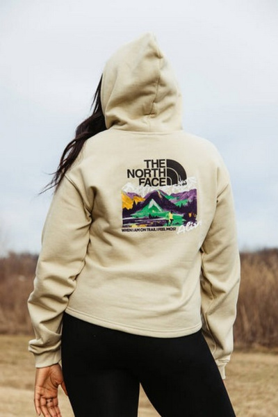 Худи TNF W Evolution Hi Lo Hoodie (Женский; S; Gravel-IWD)